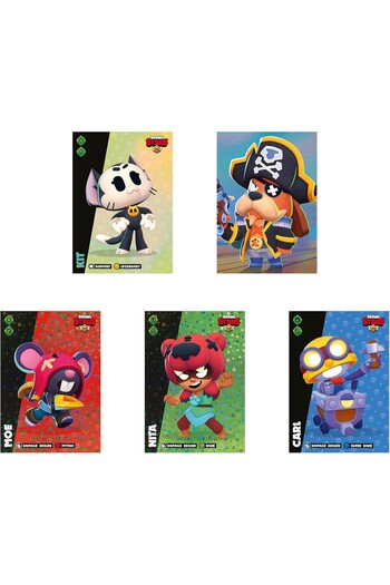 TOYFEST Brawl Stars Panini Official Card Pack: 24 Packs (144 Cards)