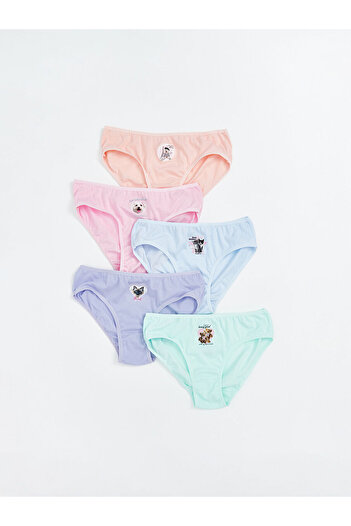 LC Waikiki Printed Girl's Panties Pack of 5