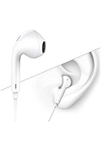 STOREMAX Polysight Pink Wired Headphones with In-Ear Design Compatible with Ios 3.5mm Headphones Trendzap 467437