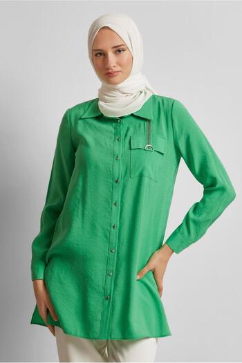 Alvina Shirt Collar Tunic 45623