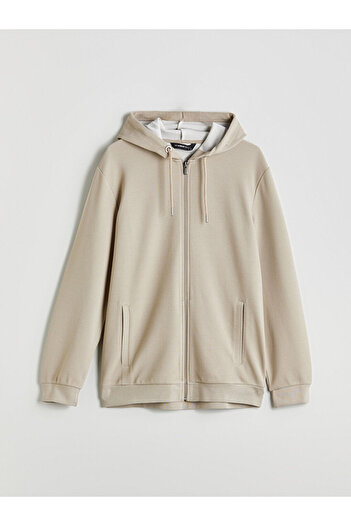 LC Waikiki Quality Parts from Celebi Store |   Hooded Long Sleeve Men's Zippered Sweatshirt