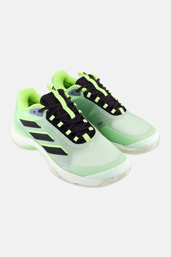 adidas Women Avacourt 2 Lace Up Tennis Shoes, Lime Green