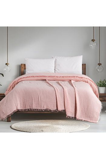Schafer Home Sofia Muslin Pique 200X220 Cm-Powder
