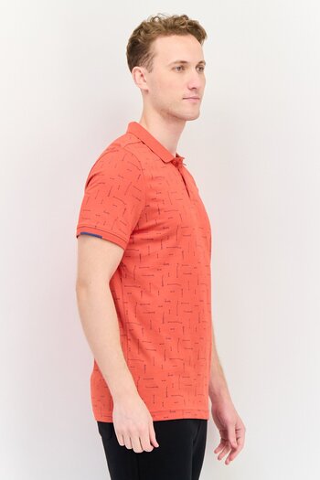 Puma x One8 Men Slim Fit Short Sleeve Outdoor Polo Shirt, Red