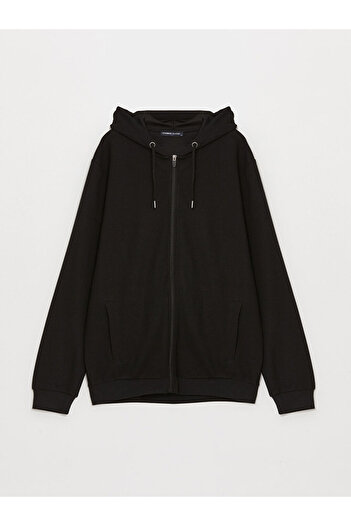 LC Waikiki Quality Parts from Celebi Store |   Hooded Long Sleeve Men's Zippered Sweatshirt
