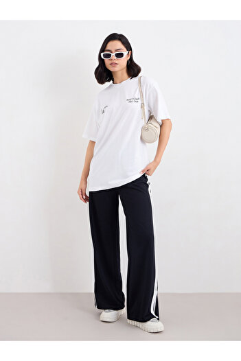 Styli Oversized T-Shirt and Wide Leg Jogger Co-Ords