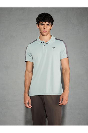 Technosport By Styli Men Color Block Relaxed Fit Polo