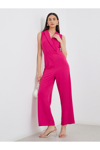 Styli Pink Sleeveless Jumpsuit