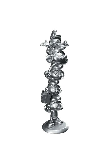 Plastoy The Smurfs Resin Smurfs Column Silver Limited Edition 50 Cm