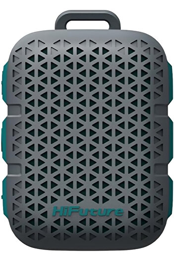 HiFuture Pocket S Mini Portable & Wearable Speaker, 8hrs Playtime, Magnetic Clip-Grey