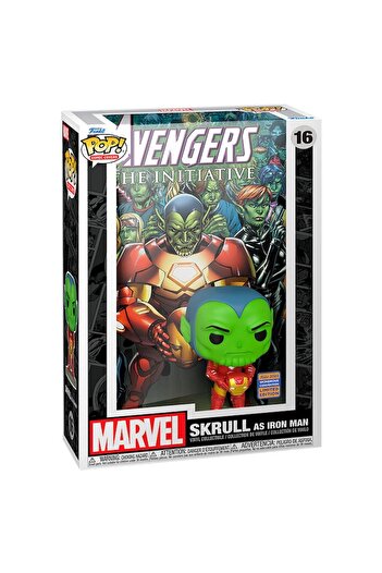 Funko Figurina POP! Comic Covers 16 - Marvel Skrull as Iron Man, Funko, Vinil