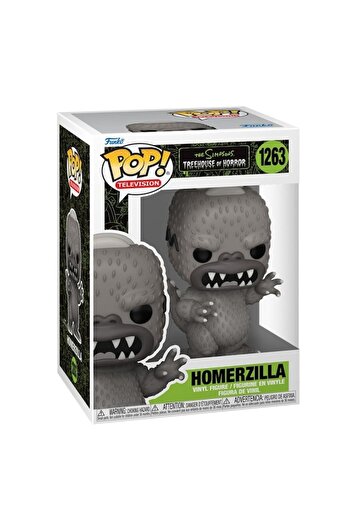 Funko Figurine - The Simpsons Treehouse of Horror - Homerzilla, Gray, 10 cm