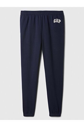 GAP Men's Navy Blue Logo Fleece Jogger Sweatpants