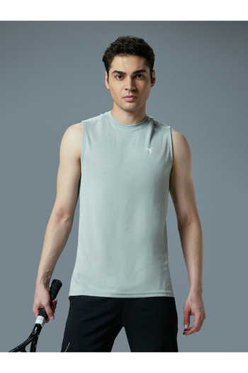 Technosport By Styli Men Melange Slim Fit Sports Innerwear Vest