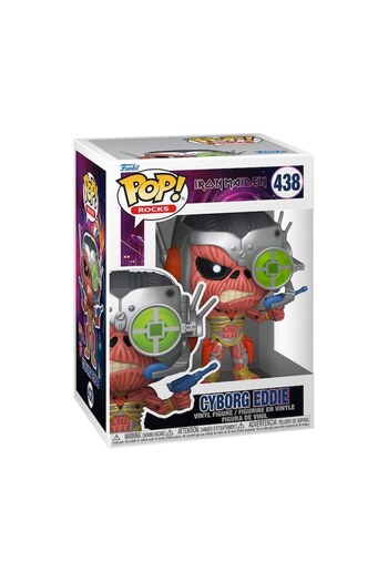 Funko POP Iron Maiden 438 Cyborg Eddie, 10cm, standard