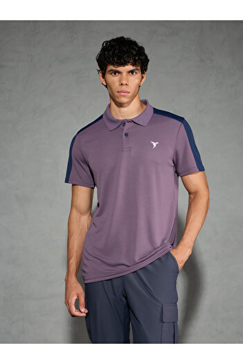 Technosport By Styli Men Color Block Relaxed Fit Polo