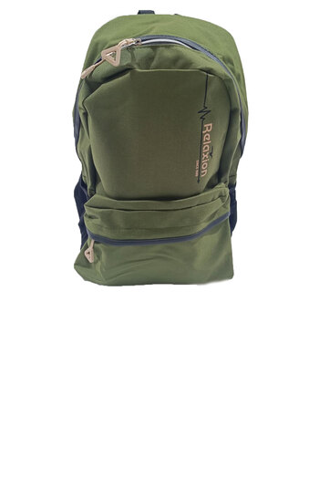 Relaxion 2 Compartment Water Repellent Fabric School Backpack Rlx8630-Khaki