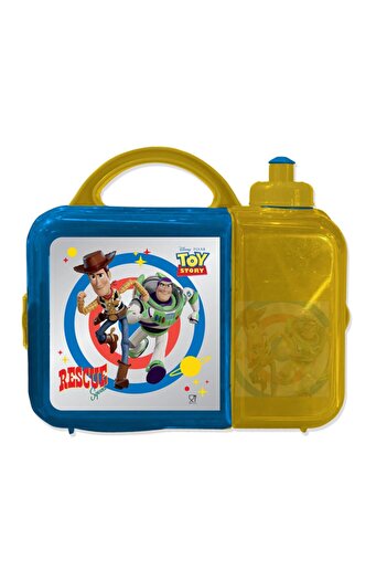 TSUMAB Disney Pixar Toy Story Lunch Box with Bottle – Buzz & Woody Rescue Squad Edition
