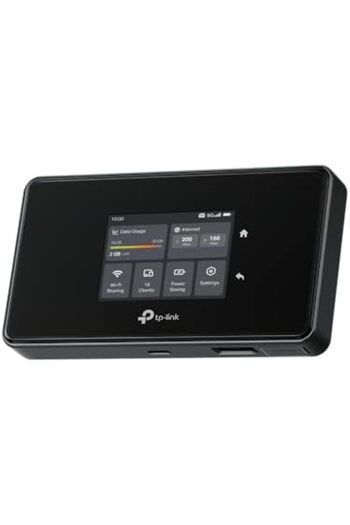 TP-LINK M8550 5G LTE Mobile Tri-Band Wi-Fi 6E Router - Up to 3.4Gbps, 4680mAh Battery, Up to 64 Devices