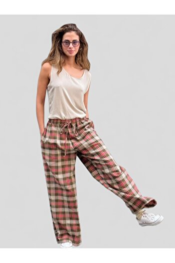 Retrobird Design Loose Cut Relax Pants Women Mixed Color