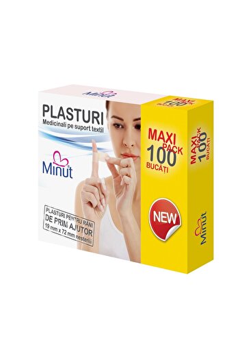 InnovaGoods First Aid Plasters 19*72 mm 100 pcs Minut
