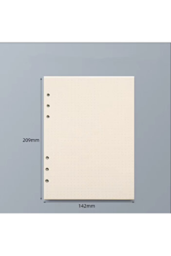 Choice A5 point0A 45 Sheets A5 A6 A7 Loose Leaf Notebook Refill Spiral Binder Inner Page Line Blank Craft G