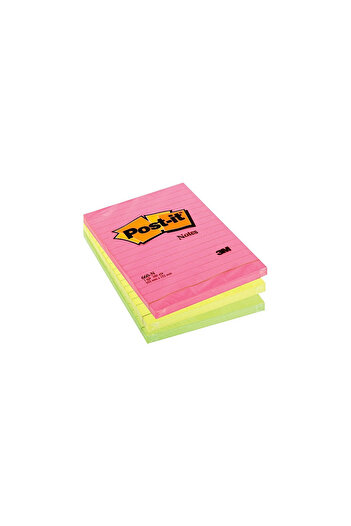Post-it Notes adeziv Neon liniat