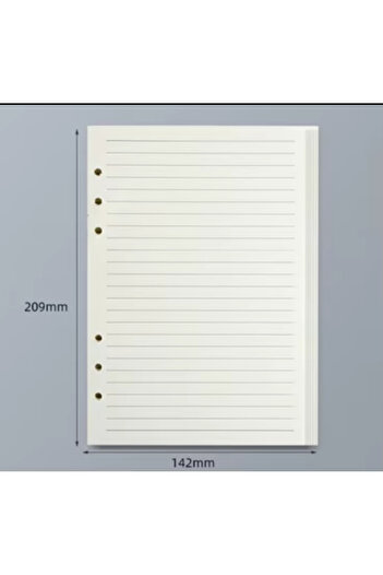 Choice A5 line0A 45 Sheets A5 A6 A7 Loose Leaf Notebook Refill Spiral Binder Inner Page Line Blank Craft Gr