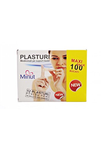 InnovaGoods First Aid Plasters 19*72 mm 100 pcs Minut