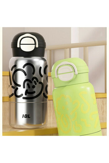 Techsuit Thermal Bottle for Kids, Metallic, 520ml, THM8