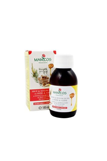 ManiPOS Pine Bud Syrup with Honey and Propolis 100 ml - Manicos