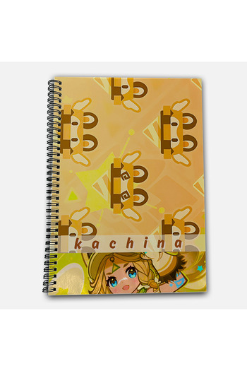 Define Moyas Genshin Impact Kachina Unlined A4 School Notebook 72 Sheets Model 3