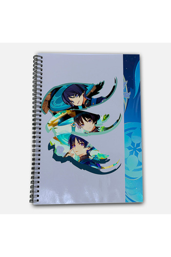 Define Moyas Genshin Impact Avare Wanderer Checkered A4 School Notebook 72 Sheets Model 2