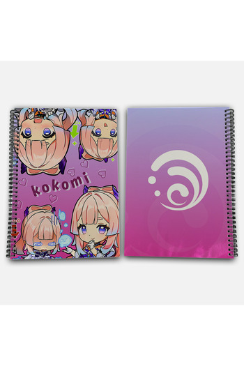 Define Moyas Genshin Impact Kokomi Unlined A4 School Notebook 72 Sheets Model 1