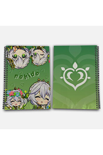 Define Moyas Genshin Impact Nahida Unlined A4 School Notebook 72 Sheets Model 1