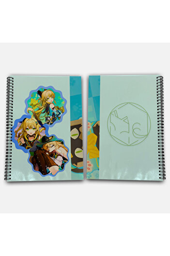 Define Moyas Genshin Impact Kirara Unlined A4 School Notebook 72 Sheets Model 2