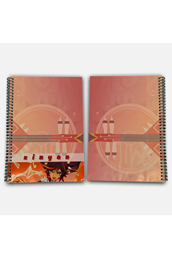Define Moyas Genshin Impact Xinyan Striped A4 School Notebook 72 Sheets Model 3