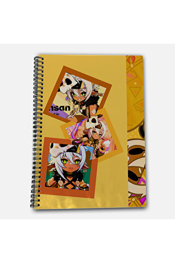 Define Moyas Genshin Impact Iansan Checkered A4 School Notebook 72 Sheets Model 2