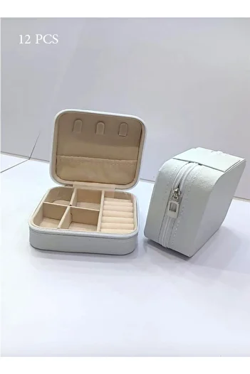 GIFT شنط منظم مجوهرات سكري منسقة عدد 12 حبة(درزن كامل)