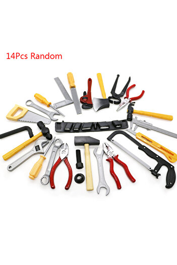 Choice1 14 Pcs Kids Toys Simulation Repair Tools Set for Boy Safe Plastic Children Maintenance Tools Screwdr