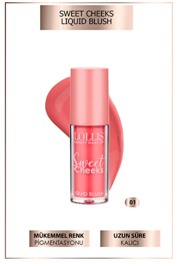 Lollis Sweet Cheeks Liquid Blush / Sweet Cheeks Likit Allık /