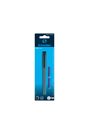 SCHNEIDER Pen + blue ink cartridge set, Xpect/Vivaz, Green, children age 10-14