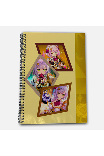 Define Moyas Genshin Impact Noelle Checkered A4 School Notebook 72 Sheets Model 2