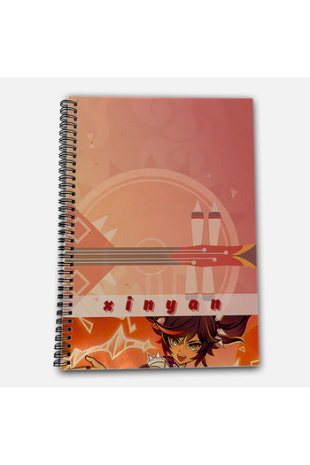 Define Moyas Genshin Impact Xinyan Striped A4 School Notebook 72 Sheets Model 3