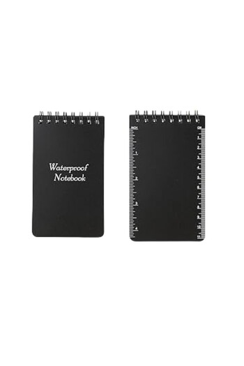 Choice BJB-1 black Waterproof Pocket Notebook Tactical All Weather Pocket Notepads With Lined Pages, Spiral