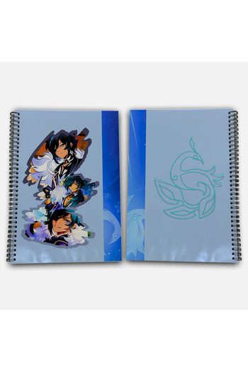 Define Moyas Genshin Impact Kaeya Checkered A4 School Notebook 72 Sheets Model 2