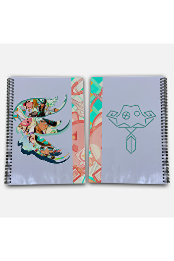 Define Moyas Genshin Impact Ifa Unlined A4 School Notebook 72 Sheets Model 2