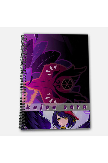 Define Moyas Genshin Impact Kuki Shinobu Unlined A4 School Notebook 72 Sheets Model 3
