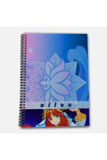 Define Moyas Genshin Impact Nilou Striped A4 School Notebook 72 Sheets Model 3