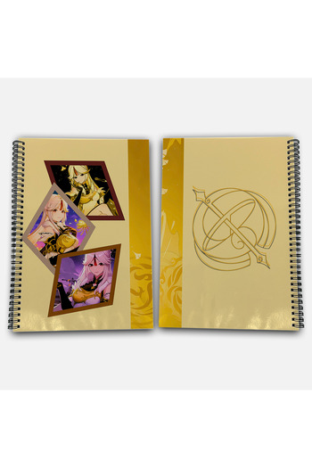Define Moyas Genshin Impact Ningguang Striped A4 School Notebook 72 Sheets Model 2